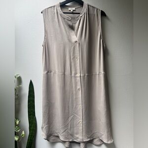 Genuine Silk Aritzia Wilfred Beauzelle sleeveless dress Pockets